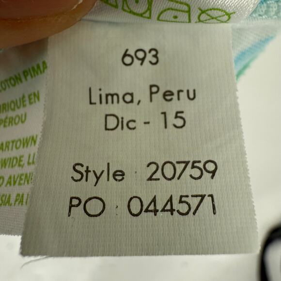 Lilly Pulitzer Palmetto Dress Women's Size M Lagoon Green Wave Rider Pima Cotton - Picture 9 of 9